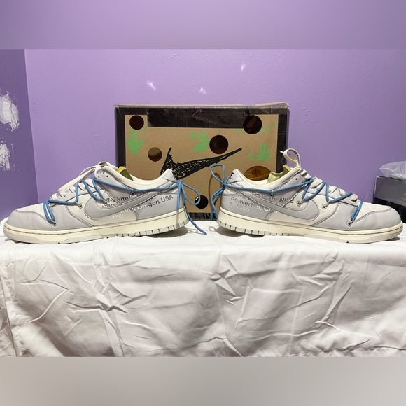 Dunk low off white lot 05/50 size 13 - Picture 3 of 10